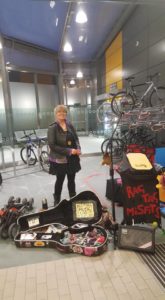 Grand national Liverpool Central Station Merseyrail Busking